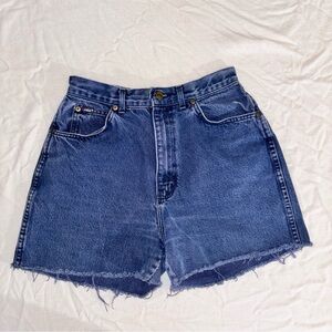 Chic Vintage Denim Blue Women's Shorts